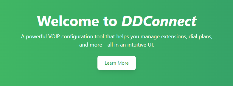 DDConnect Main Interface